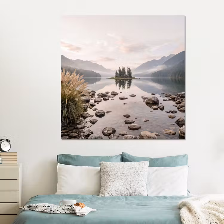 Forex - Meer - Bergen - Landschap - Groen — 2