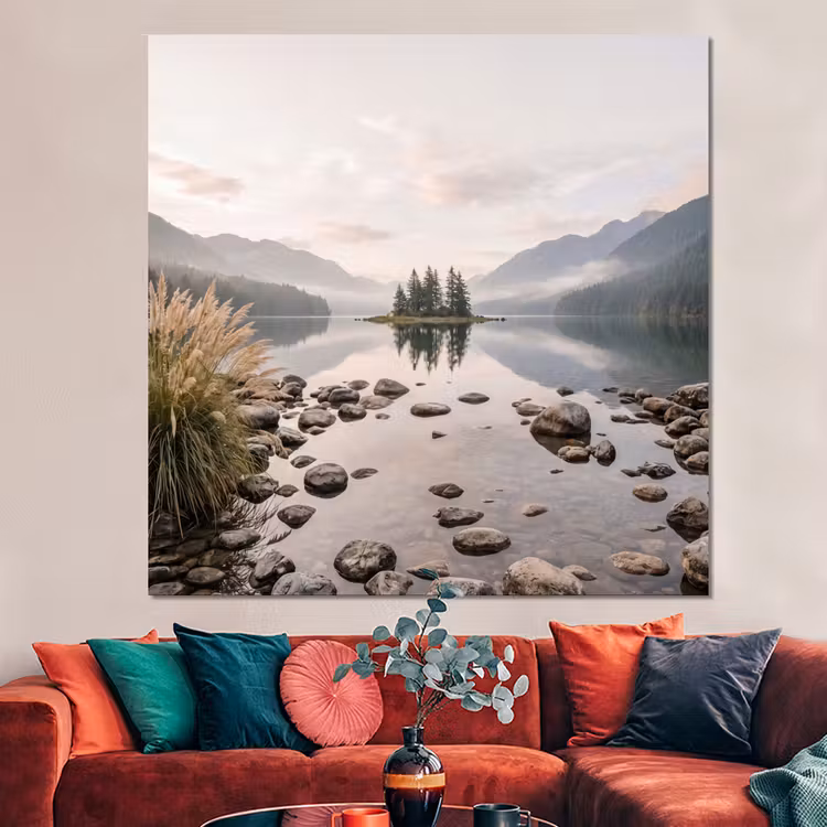 Forex - Meer - Bergen - Landschap - Groen — 3
