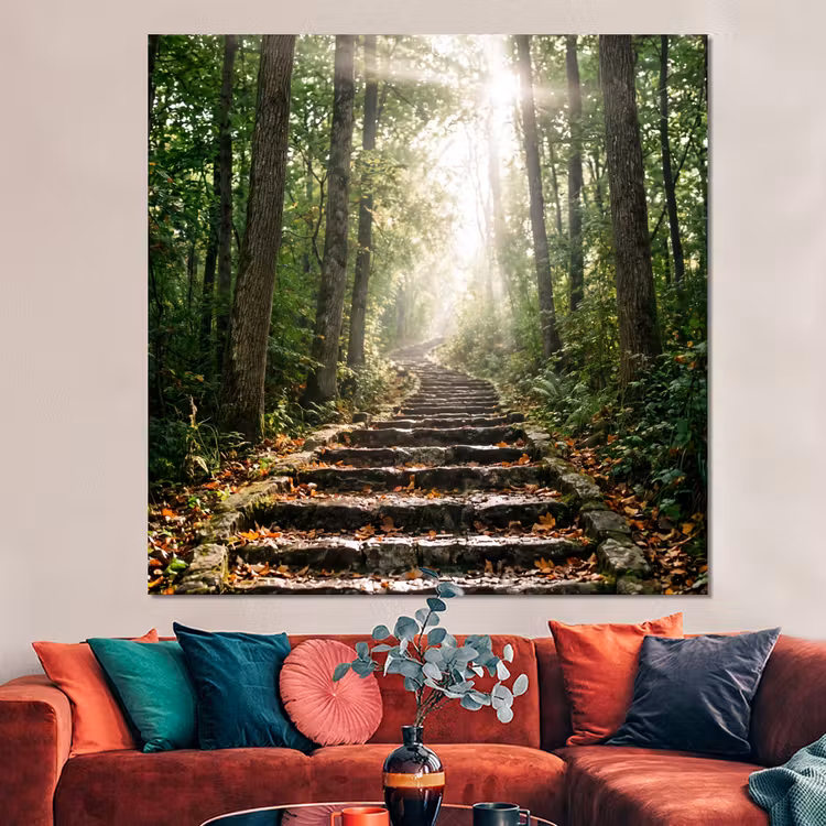 Forex - Stenen - Trap - Bos - Natuur — 3