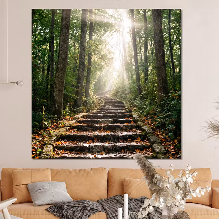 Forex - Stenen - Trap - Bos - Natuur — 4