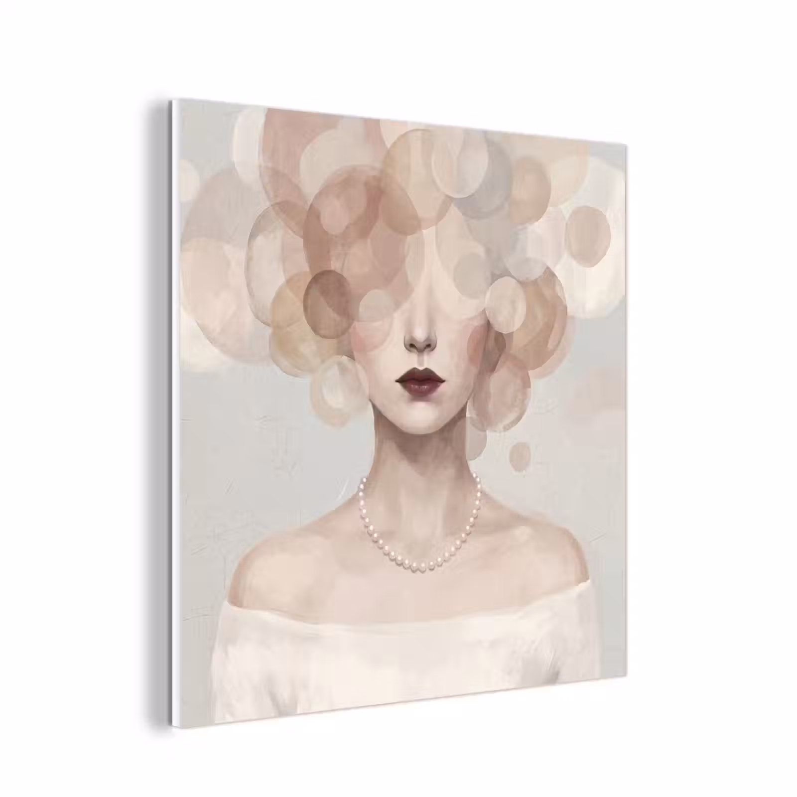 Forex - Vrouw - Cirkels - Beige — 1