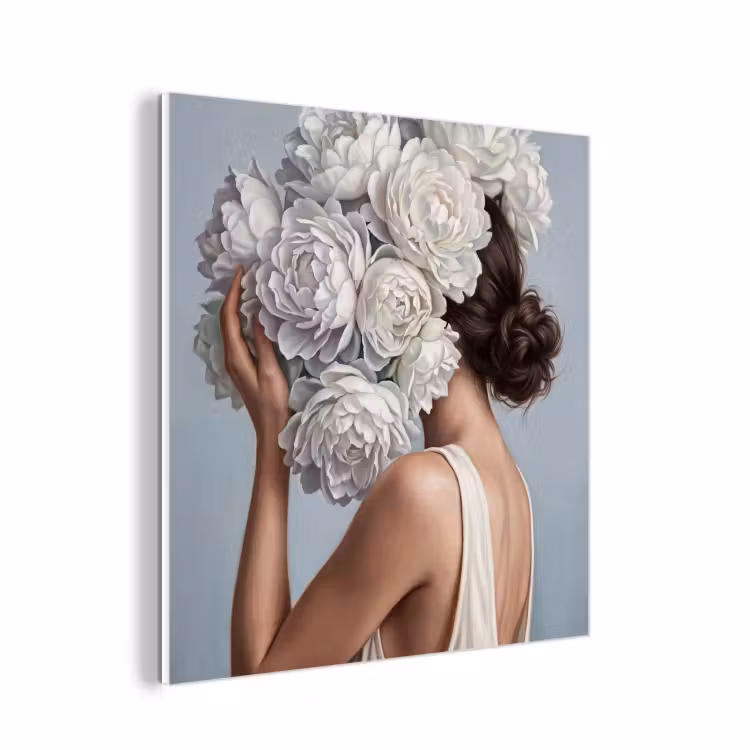 Forex - Bloemen - Vrouw - Wit — 1