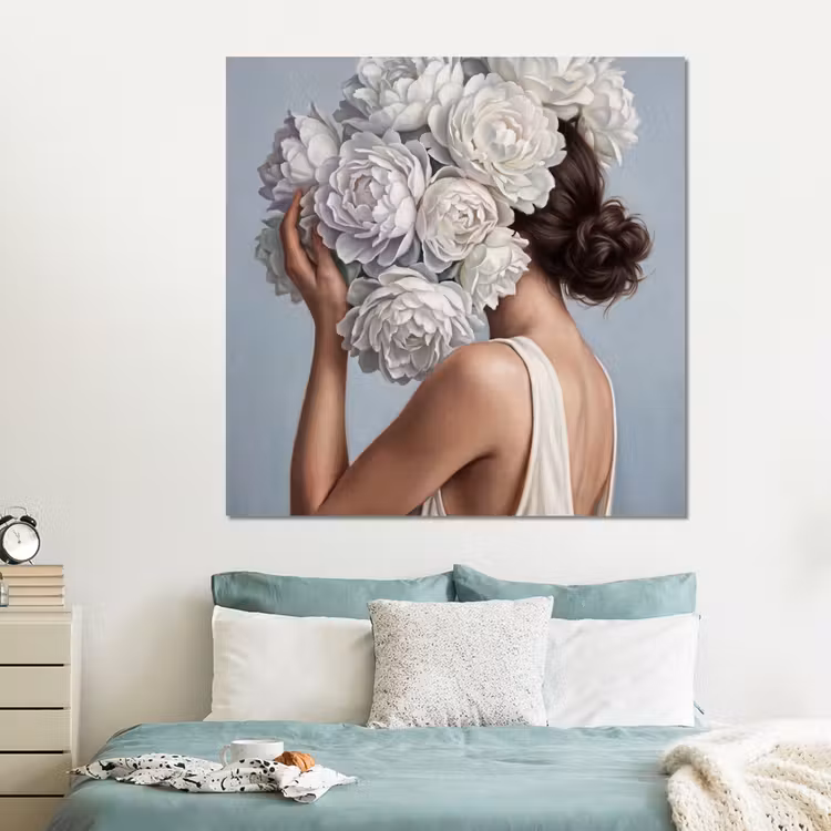Forex - Bloemen - Vrouw - Wit — 2