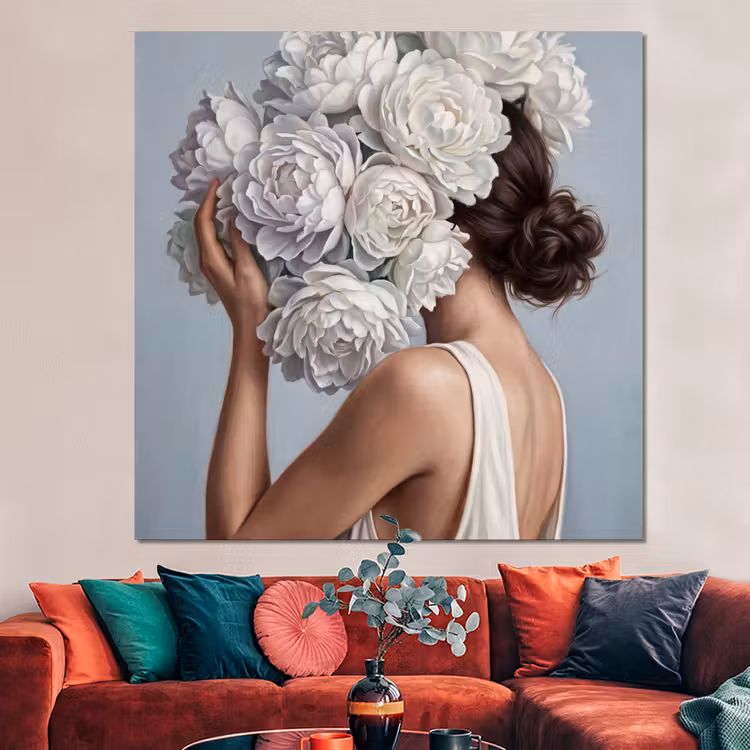 Forex - Bloemen - Vrouw - Wit — 3