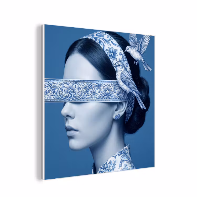 Forex - Portret - Klassiek - Wit - Blauw — 1