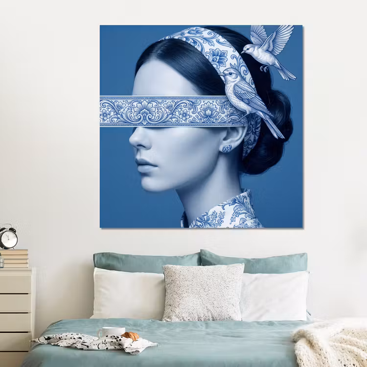 Forex - Portret - Klassiek - Wit - Blauw — 2