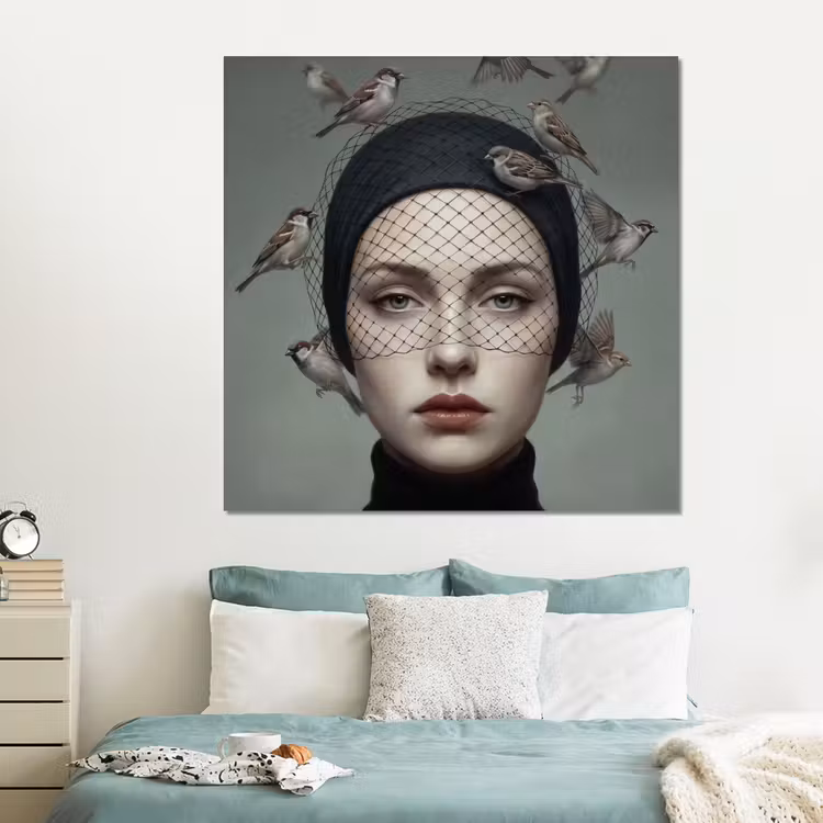 Forex - Portret - Vogels - Zwart — 2