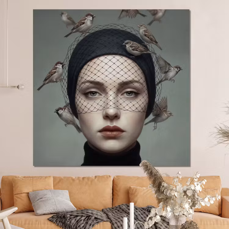 Forex - Portret - Vogels - Zwart — 4