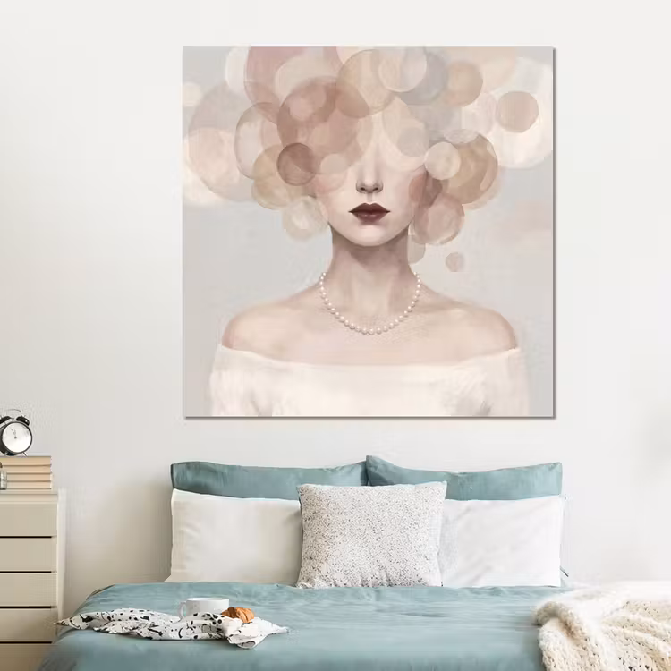 Forex - Vrouw - Cirkels - Beige — 2