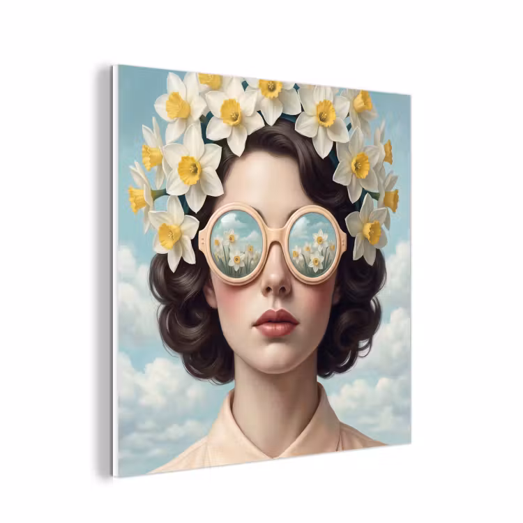 Forex - Vrouw - Narcissen - Geel — 1