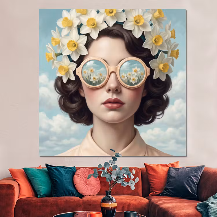 Forex - Vrouw - Narcissen - Geel — 3