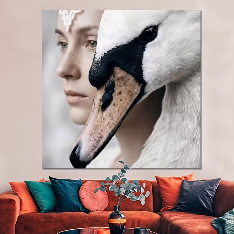 Forex - Vrouw - Zwaan - Wit — 3