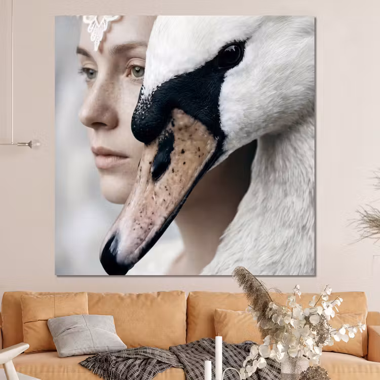Forex - Vrouw - Zwaan - Wit — 4