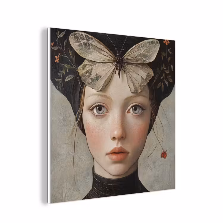 Forex - Woman - Butterfly - Art - Classic - Muted — 1