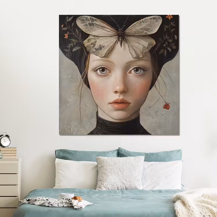 Forex - Woman - Butterfly - Art - Classic - Muted — 2