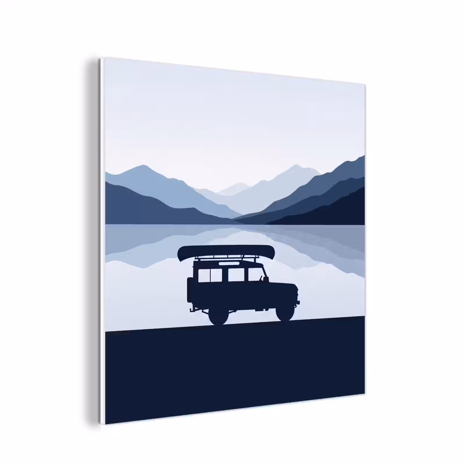 Forex - Auto - Meer - Bergen - Blauw — 1