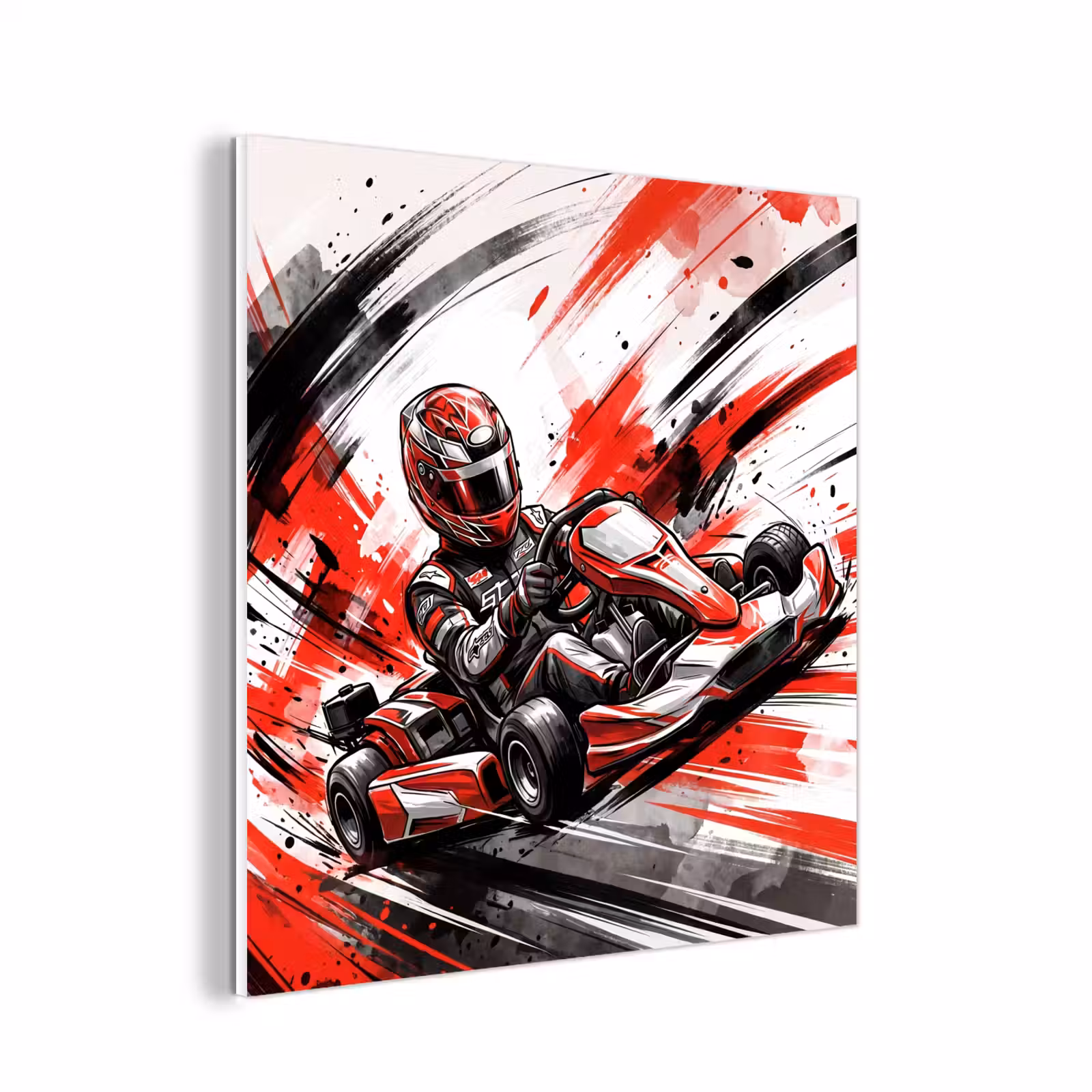 Forex - Kart - Coureur - Snelheid - Rood — 1
