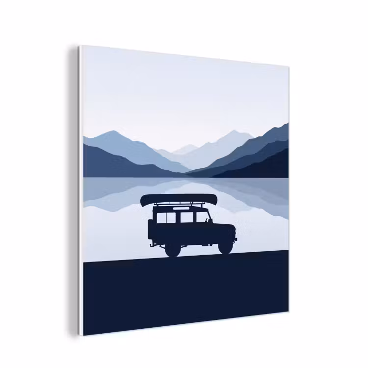 Forex - Auto - Meer - Bergen - Blauw — 1