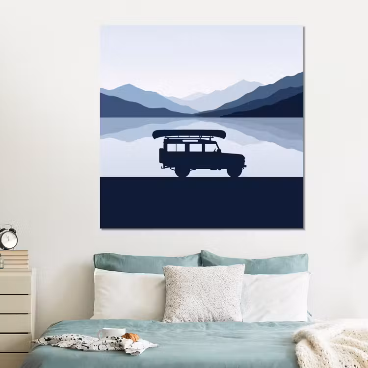 Forex - Auto - Meer - Bergen - Blauw — 2