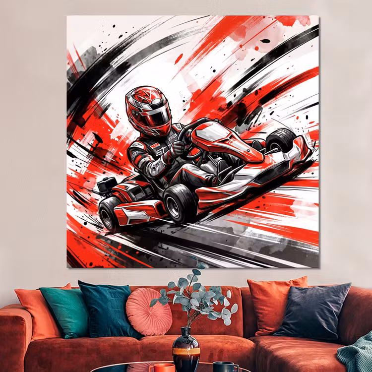 Forex - Kart - Coureur - Snelheid - Rood — 3