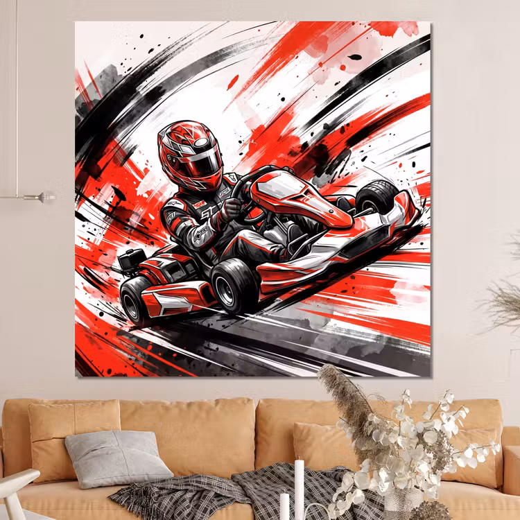 Forex - Kart - Coureur - Snelheid - Rood — 4