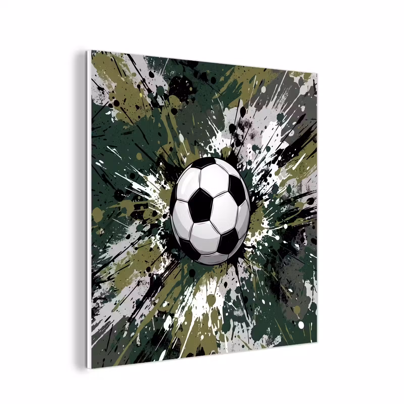 Forex - Voetbal - Verf - Spetters - Groen — 1