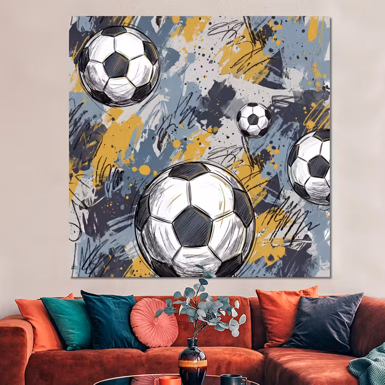 Forex - Voetbal - Abstract - Sport - Kleurrijk — 3