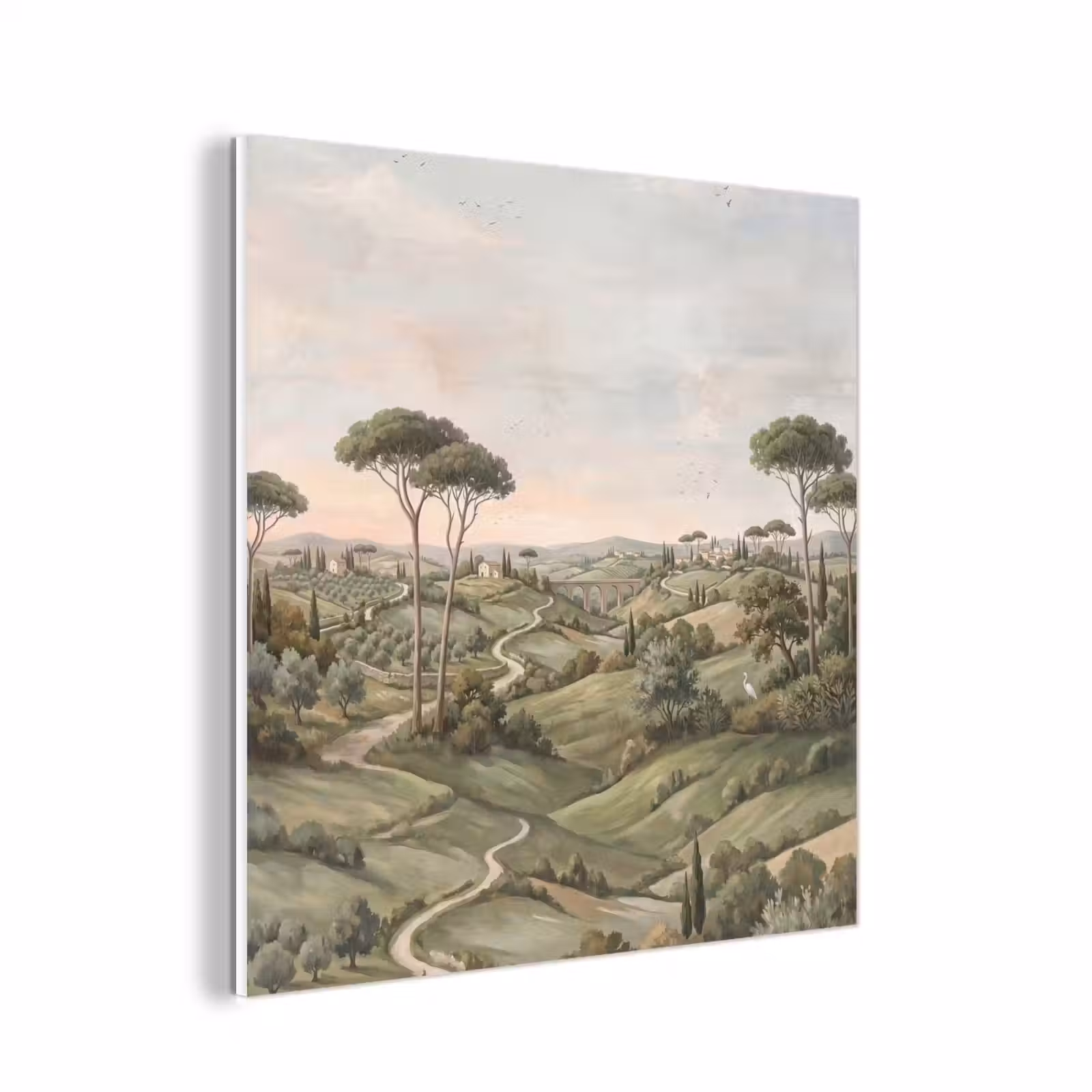 Forex - Landschap - Heuvels - Zandpad - Groen — 1