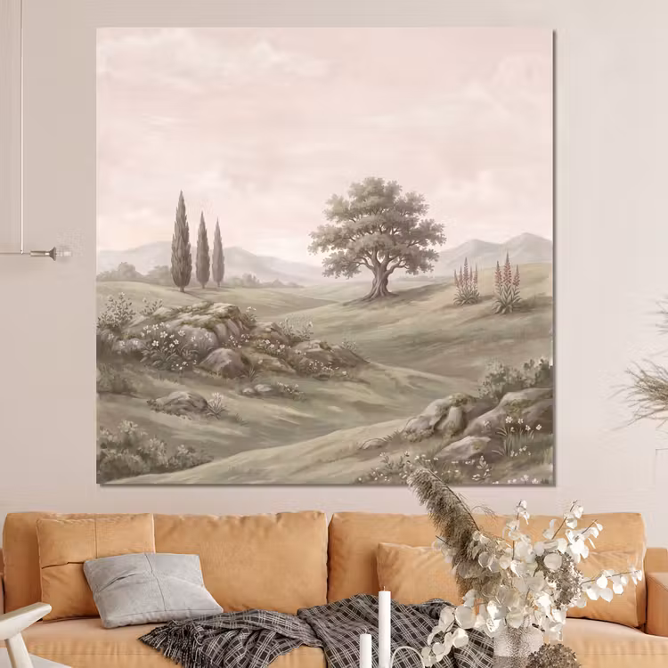 Forex - Heuvellandschap - Bomen - Natuur - Groen — 4