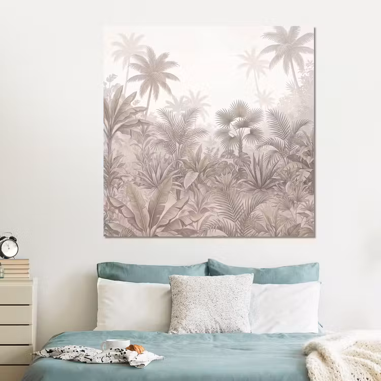 Forex - Jungle - Tropisch - Natuur -Vintage - Beige — 2