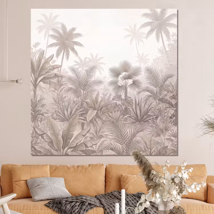Forex - Jungle - Tropisch - Natuur -Vintage - Beige — 4