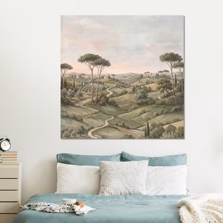 Forex - Landschap - Heuvels - Zandpad - Groen — 2