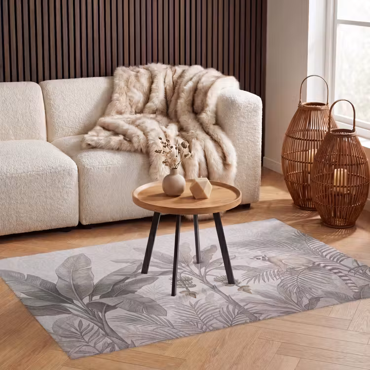 Vloerkleed - Natuur - Jungle - Ringstaartmaki - Bruin — 3