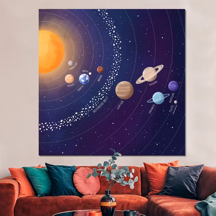Forex - Planetenstelsel - Ruimte - Illustratie — 3