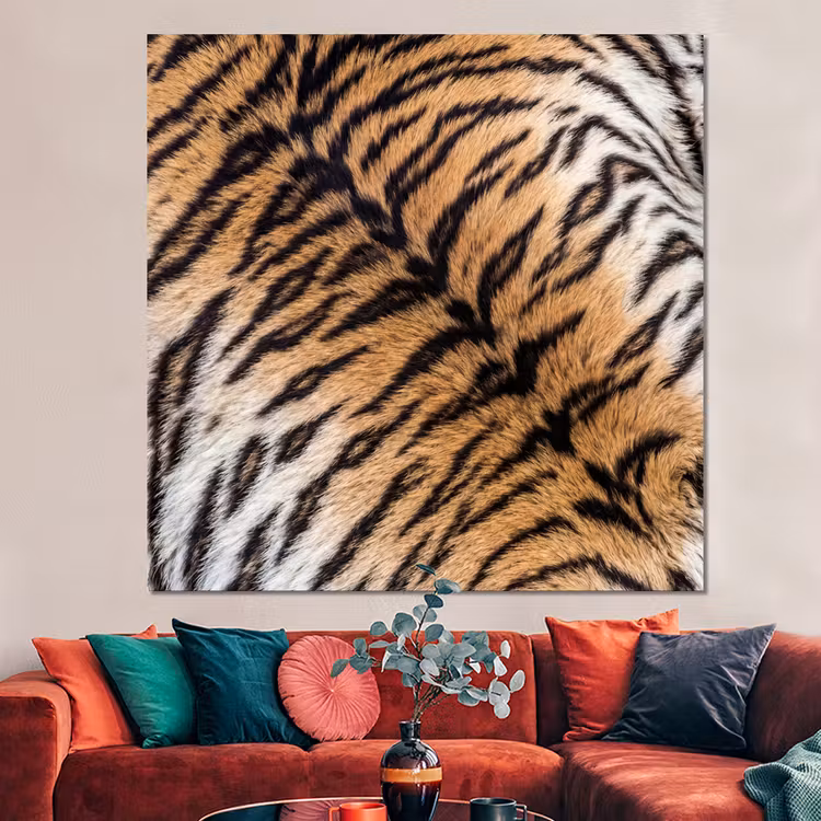 Forex - Realistisch - Tijgervacht - Zwart — 3