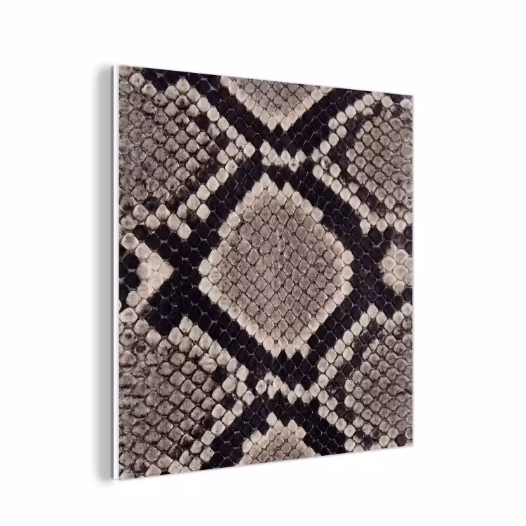 Forex - Slangenleer - Patroon - Beige — 1