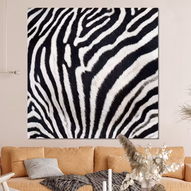 Forex - Zebra - Vacht - Klassiek - Zwart - Wit — 4