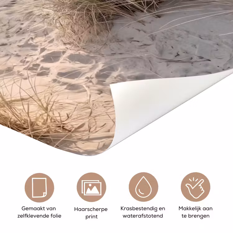Deursticker - Duinen - Strand - Beige — 3