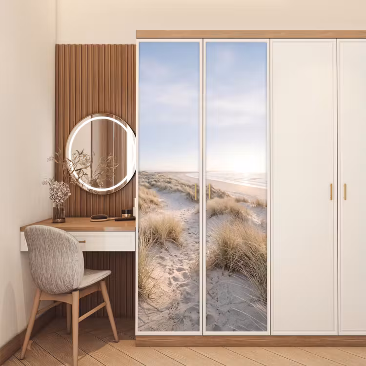 Deursticker - Duinen - Strand - Beige — 5