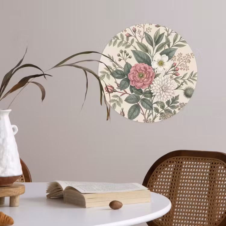 Behangcirkel - Romantisch - Design - Kleurrijk — 4