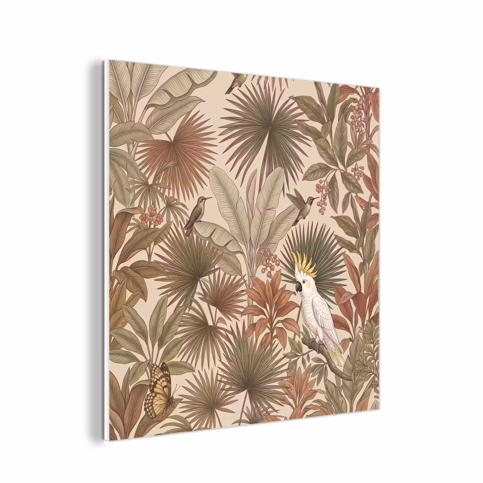 Forex - Tropisch - Vogels - Beige — 1