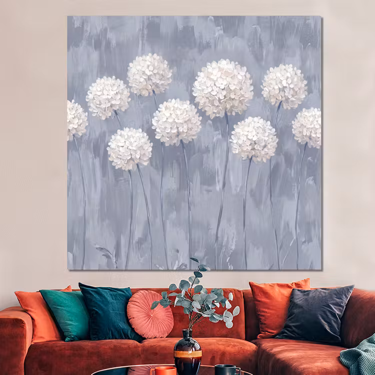 Forex - Bloemen - Illustratie - Blauw — 3