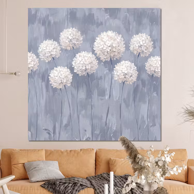 Forex - Bloemen - Illustratie - Blauw — 4