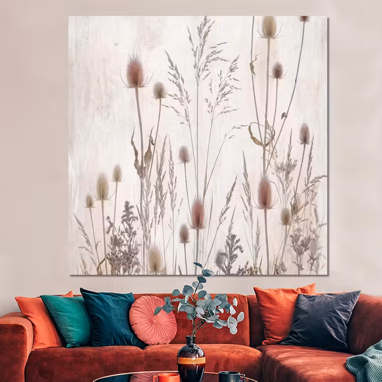 Forex - Weidebloemen - Design - Sepia — 3