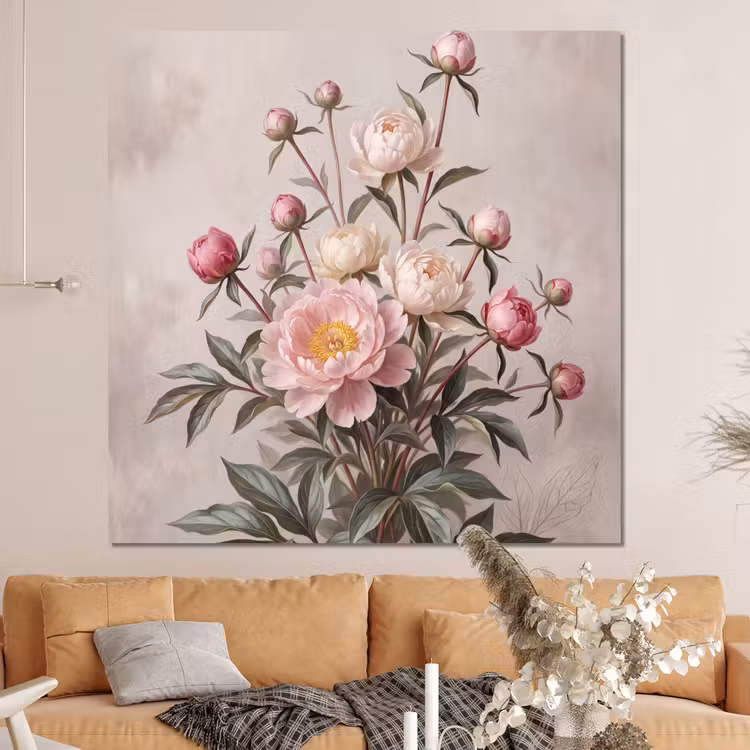 Forex - Pioenrozen - Boeket - Roze — 4