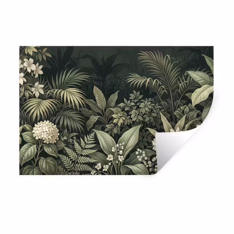 Muursticker - Jungle - Bladeren - Botanisch - Groen