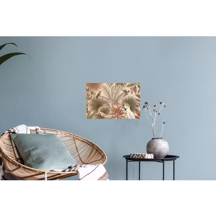 Muursticker - Tropisch - Vogels - Beige — 4