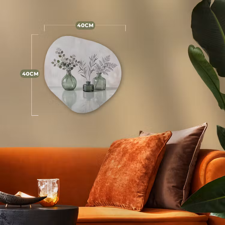 Organisch schilderij - Forex - Vazen - Bladeren - Groen — 4
