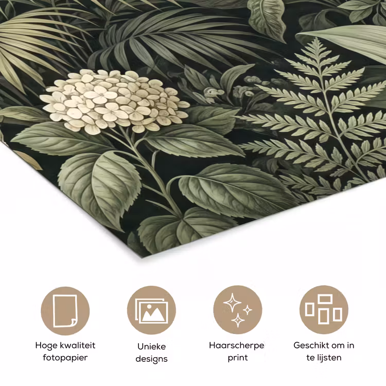 Poster - Jungle - Bladeren - Botanisch - Groen — 5