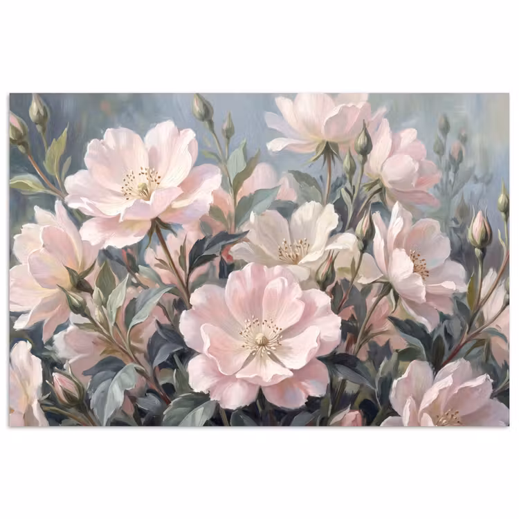 Poster - Rozen - Illustratie - Roze